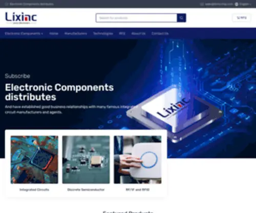 Lixincchip.com(LIXINC Electronics Co) Screenshot