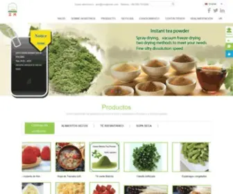 Lixingdryfoods.com(Fujian Lixing Foods Co) Screenshot