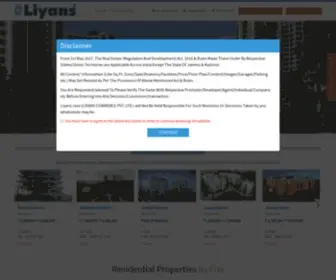 Liyans.com(Flats in Kolkata) Screenshot