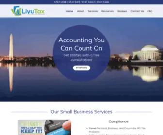 LiyucPa.com(Liyu Tax is a professional services firm of CPA) Screenshot