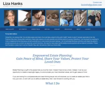 Lizahanks.com(Palo Alto Estate Planning Lawyer) Screenshot