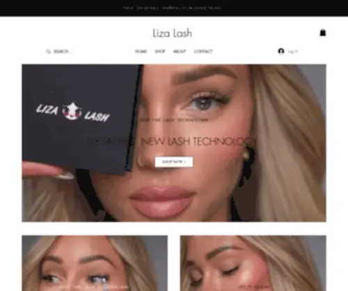 Lizalash.com(Liza Lash) Screenshot