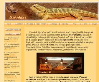 Lizards.cz(LIZARDS AGAMA VOUSAT) Screenshot