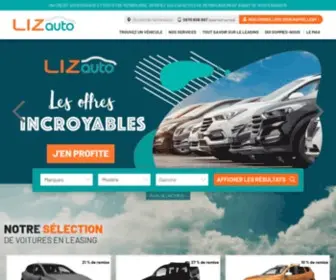 Lizauto.fr(Le spécialiste du leasing voiture en LOA) Screenshot