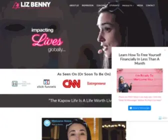 Lizbenny.com(Liz Benny) Screenshot
