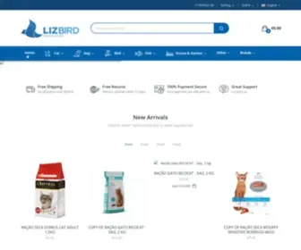 Lizbird.com(Produtos para Animais) Screenshot