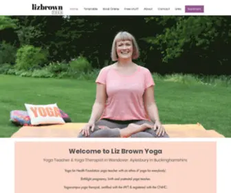 Lizbrownyoga.co.uk(Yoga Classes and Yoga Therapy) Screenshot