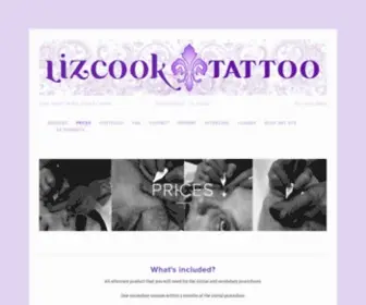 Lizcooktattoopmu.com(Liz Cook Tattoo) Screenshot