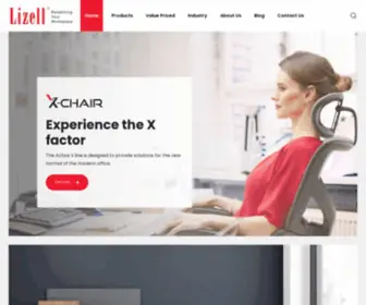 Lizell.com(Lizell Redefining Your Workspace) Screenshot