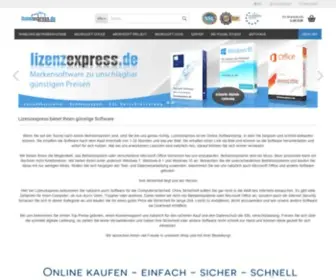 Lizenzexpress.de(Günstige) Screenshot