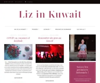 Lizinkuwait.com(Liz in Kuwait) Screenshot