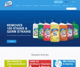 Lizol.co.in(Surface Cleaner) Screenshot