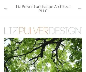 Lizpulverdesign.com(Liz Pulver Landscape Architect PLLC) Screenshot