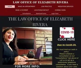 Lizriveralaw.com(Welcome) Screenshot