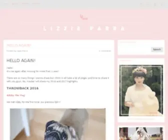 Lizzieparra.com(LIZZIE PARRA) Screenshot