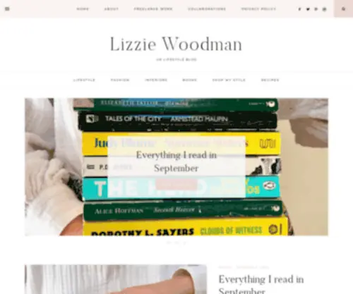 Lizziewoodman.co.uk(Find happiness in the everyday) Screenshot