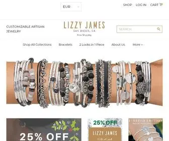 Lizzyjames.com(Lizzy James Handmade Artisan Jewelry) Screenshot