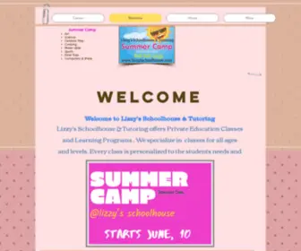 Lizzysschoolhouse.com(Lizzy's Schoolhouse) Screenshot