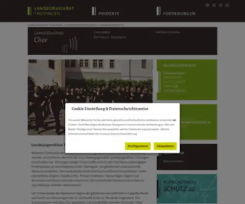 LJC-Thueringen.de(Landesjugendchor Thüringen) Screenshot