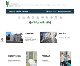 Ljeciliste-Veli-Losinj.hr(Lječilište) Screenshot