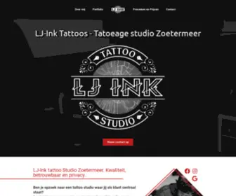 Ljink.nl(LJ-Ink Tattoo Zoetermeer) Screenshot