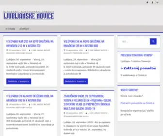 Ljnovice.com(Ljubljanske novice) Screenshot