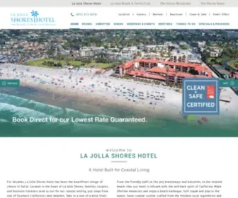 LJshoreshotel.com(A Beachfront La Jolla Hotel) Screenshot
