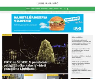 Ljubljanainfo.com(Naslovnica) Screenshot