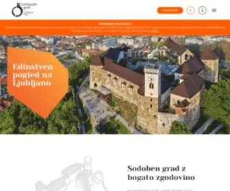 Ljubljanskigrad.si(Ljubljanski grad) Screenshot