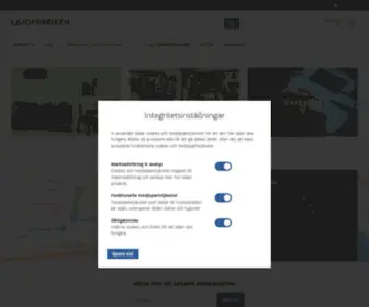 Ljudfabriken.se(Ljudfabriken) Screenshot