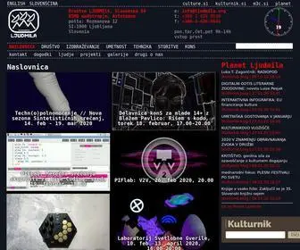 Ljudmila.org(Naslovnica) Screenshot