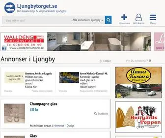 Ljungbytorget.se(Annonsera gratis p) Screenshot