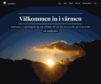 Ljuslangtan.se(Inspiration och vägledning för dig som vill utvecklas som människa) Screenshot