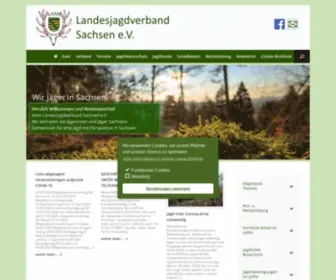 LJV-Sachsen.de(Landesjagdverband Sachsen e.V) Screenshot