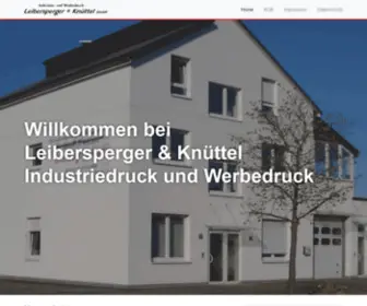 LK-Druck.de(Leibersperger & Knüttel) Screenshot