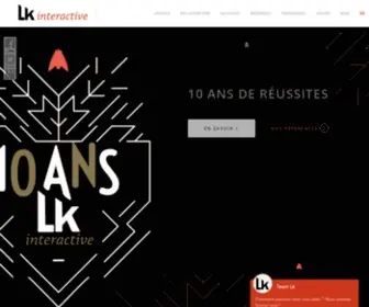 LK-Interactive.fr(Agence Web Aix) Screenshot