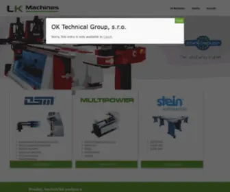 LK-Machines.cz(LK Machines) Screenshot