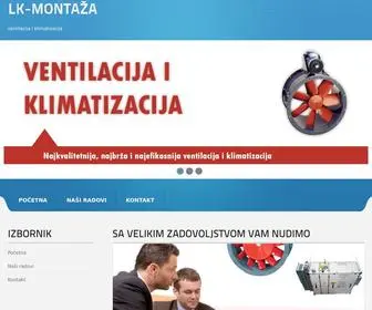 LK-Montaza.com(LK-MONTAŽA) Screenshot