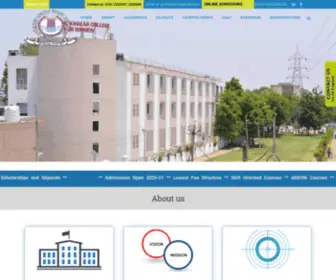 LKCWJ.com(Lyallpur Khalsa College for Women) Screenshot