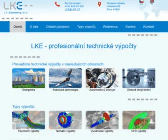 Lke.cz(L.K.Engineering, Brno) Screenshot
