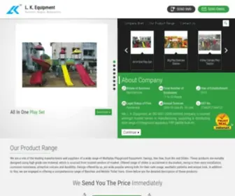 Lkequipment.in(L. K. Equipment) Screenshot