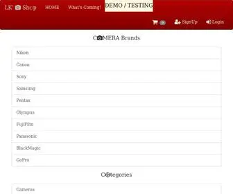 Lkeshop.ml(LK' eCamera Shop) Screenshot