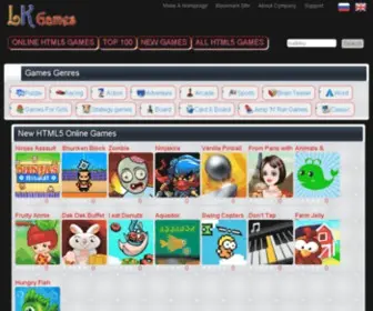 Lkgames.com(LK Games) Screenshot