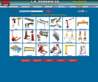 Lkgoodwin.com(Hoists) Screenshot