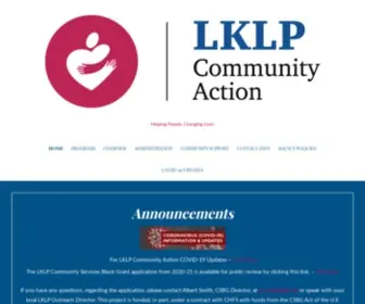 LKLP.org(Helping People) Screenshot