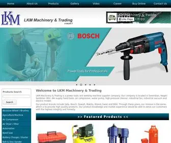 LKmmachinery.com.my(LKM Machinery & Trading) Screenshot