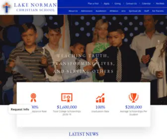 LKNC.org(Lake Norman Christian School) Screenshot