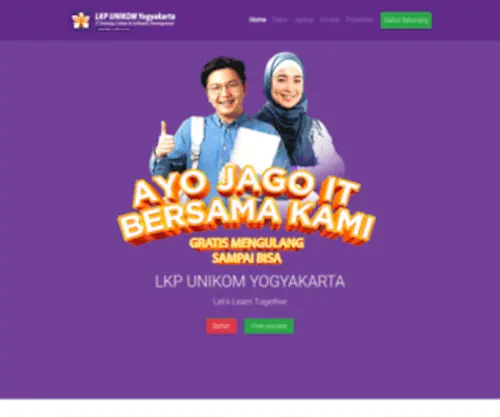 LKP-Unikom.com(LKP Unikom) Screenshot