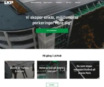 Lkpab.se(Det ska vara enkelt att parkera hos oss) Screenshot