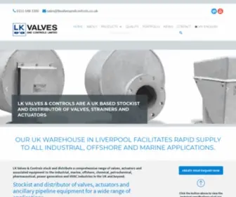 Lkvalvesandcontrols.co.uk(LK Valves & Controls Ltd) Screenshot